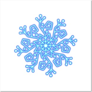 Electric Snowflake Posters and Art